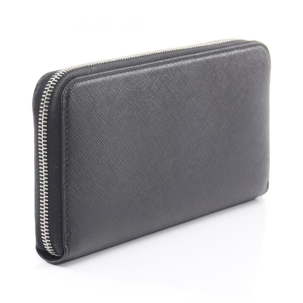 Prada Saffiano Leather Long Zip Wallet - Picture 2 of 6